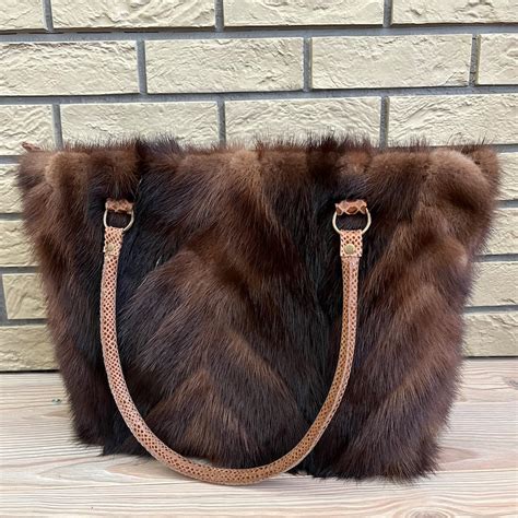 Damen felltasche